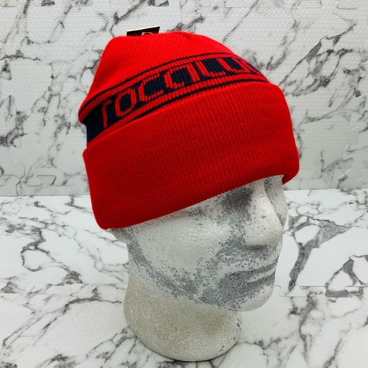 Men's Rocawear Red | Navy Casual Pull On Casual Beanies NWT