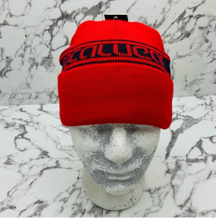 Men's Rocawear Red | Navy Casual Pull On Casual Beanies NWT