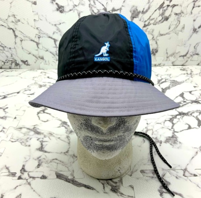 Men's Kangol Adventure Gray | Black | Blue Casual Bucket NWT