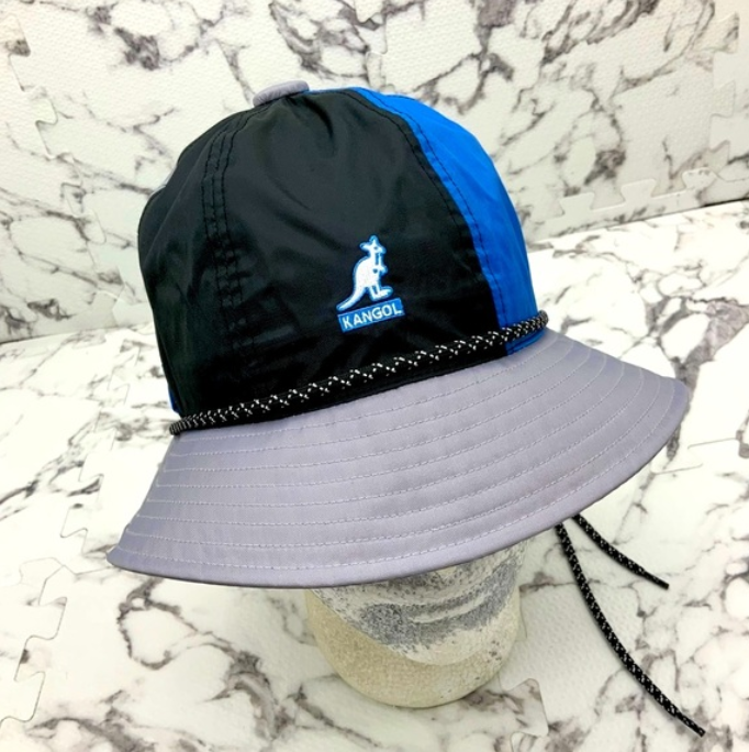 Men's Kangol Adventure Gray | Black | Blue Casual Bucket NWT