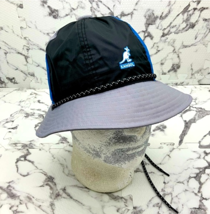 Men's Kangol Adventure Gray | Black | Blue Casual Bucket NWT