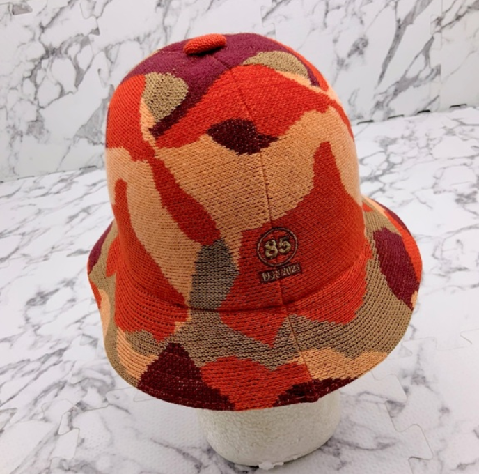 Men's Kangol Joyful Collage Orange | Burgundy | Khaki Casual Bucket Hat NWT