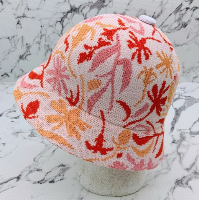 Men's Kangol Street Floral White | Orange | Cantaloupe | Pink Casual Bucket NWT