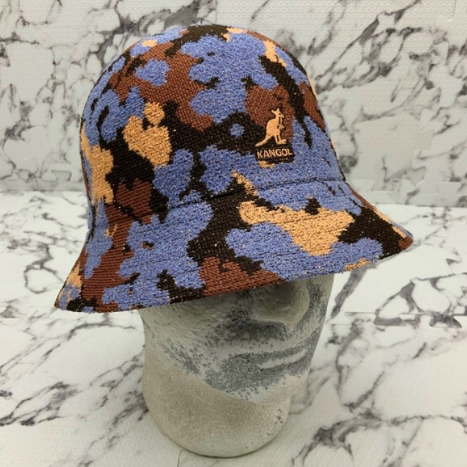 Men's Kangol Nature Camo Brown | Lavender | Peach | Coffee Casual Bucket Hat NWT