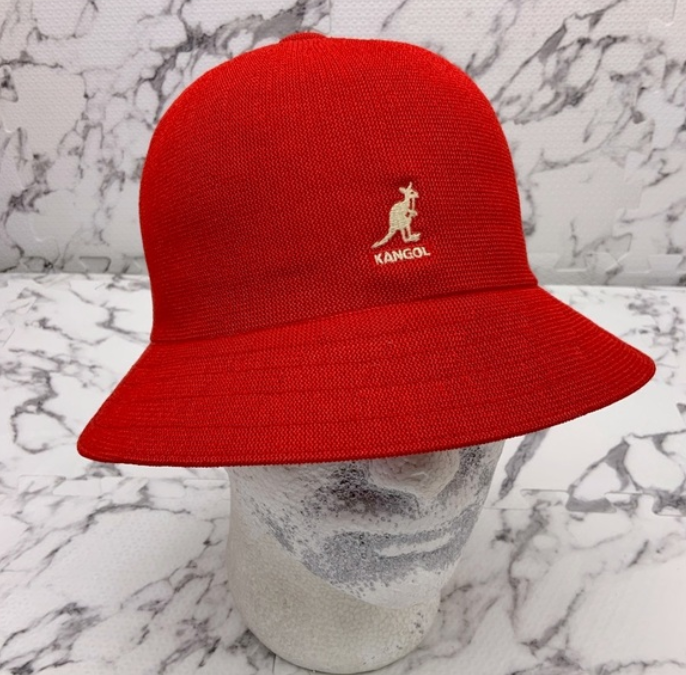 SOLD OUT Men’s Kangol Red | Khaki Tropic Casual Bucket Hat NWT