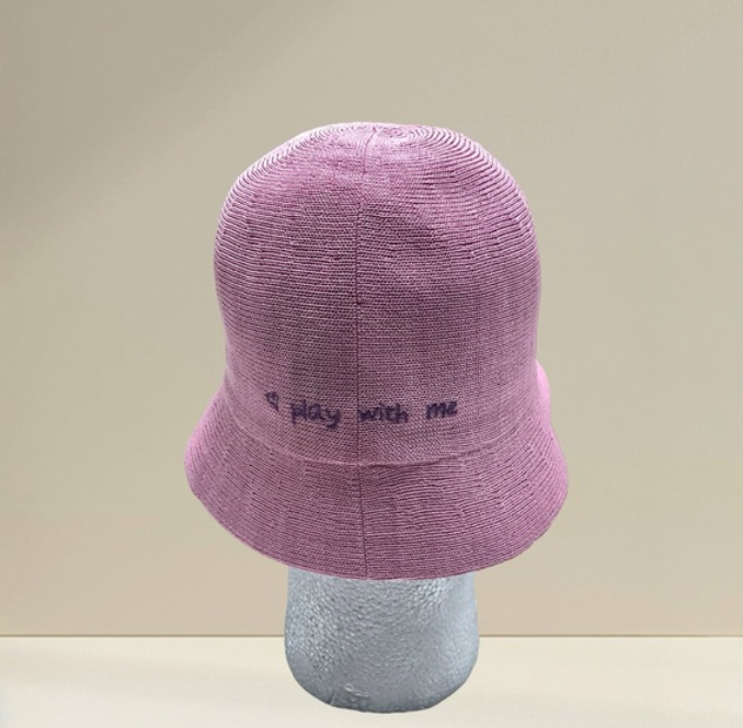 Men's Kangol Pink Flirt Bell “I like you.. Play with me” Bucket Hat NWT