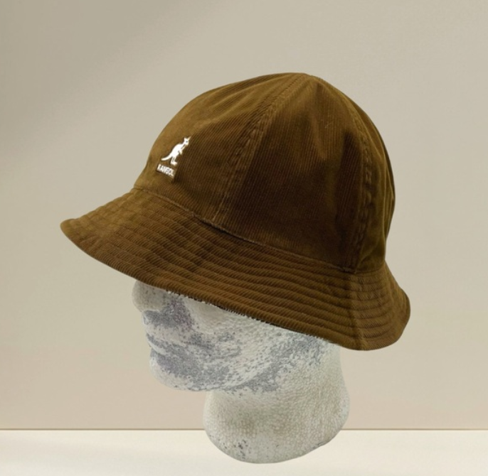 Men's Kangol Work Leisure Rev Khaki | Black | Blue | Brown Corduroy Casual Bucket Hat NWT