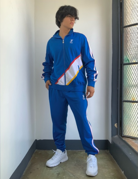 Men's Fila Blue | White | Red Pipping Casual Tracksuits NWT