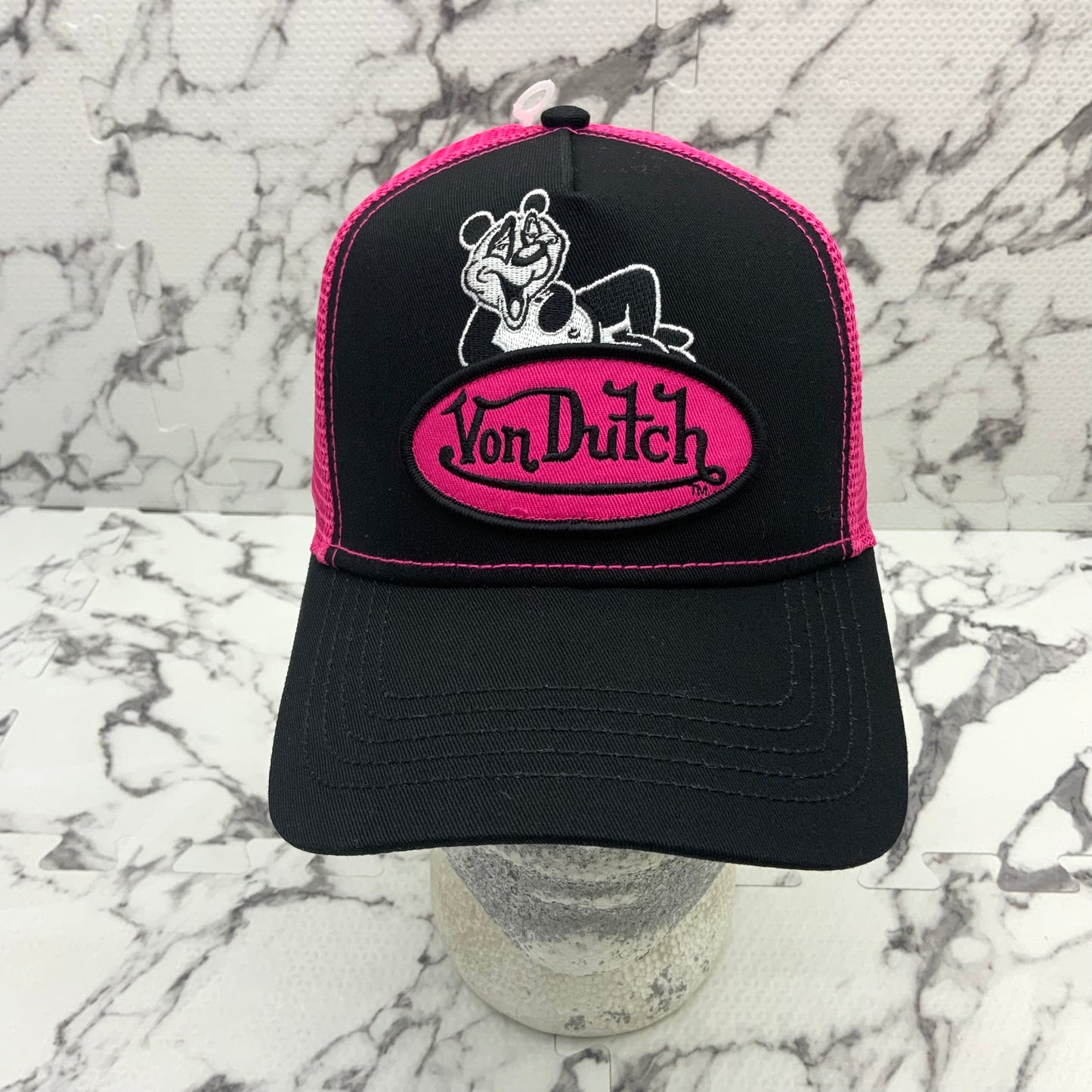 VonDutch Hot Pink | Black Fashion Trucker Hat NWT