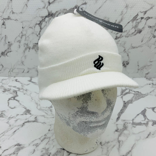 Men's Rocawear Vintage Dirty White Brim Casual Beanies NWT