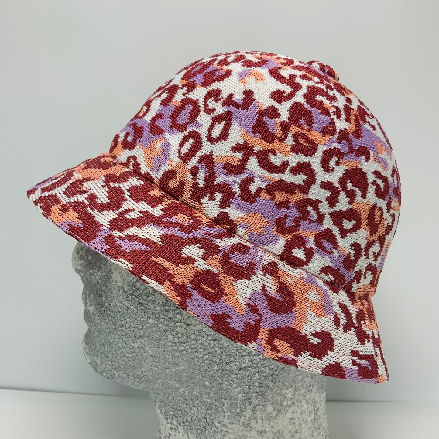 Men's Kangol Carnival Casual Burgundy | Peach | Lavender | White Camo Mix Bucket Hats NWT