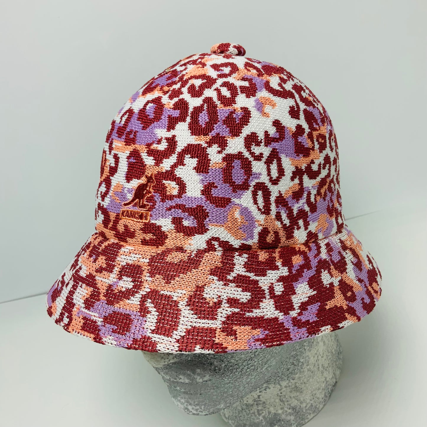 Men's Kangol Carnival Casual Burgundy | Peach | Lavender | White Camo Mix Bucket Hats NWT