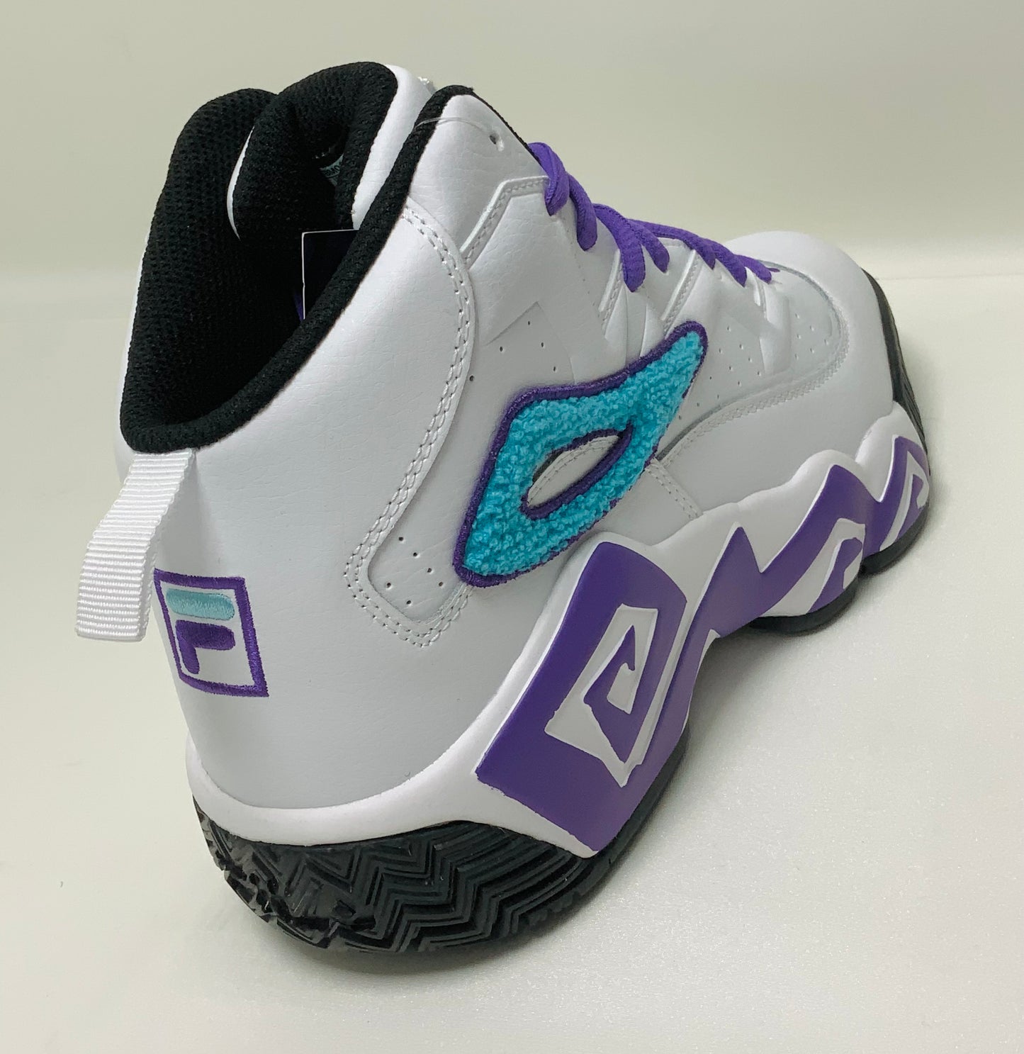 Men’s Fila MB Chenille White | Purple | Turquoise Sneakers NWT