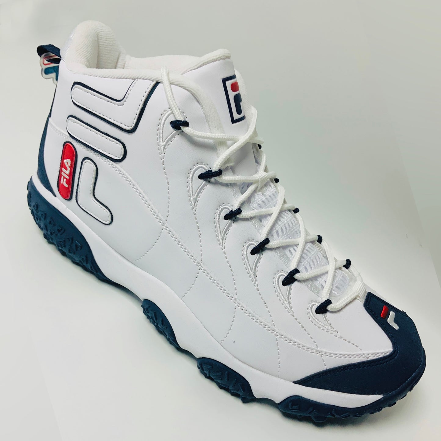 Men's Fila Snake Dancer White | Navy Sneakers NWT