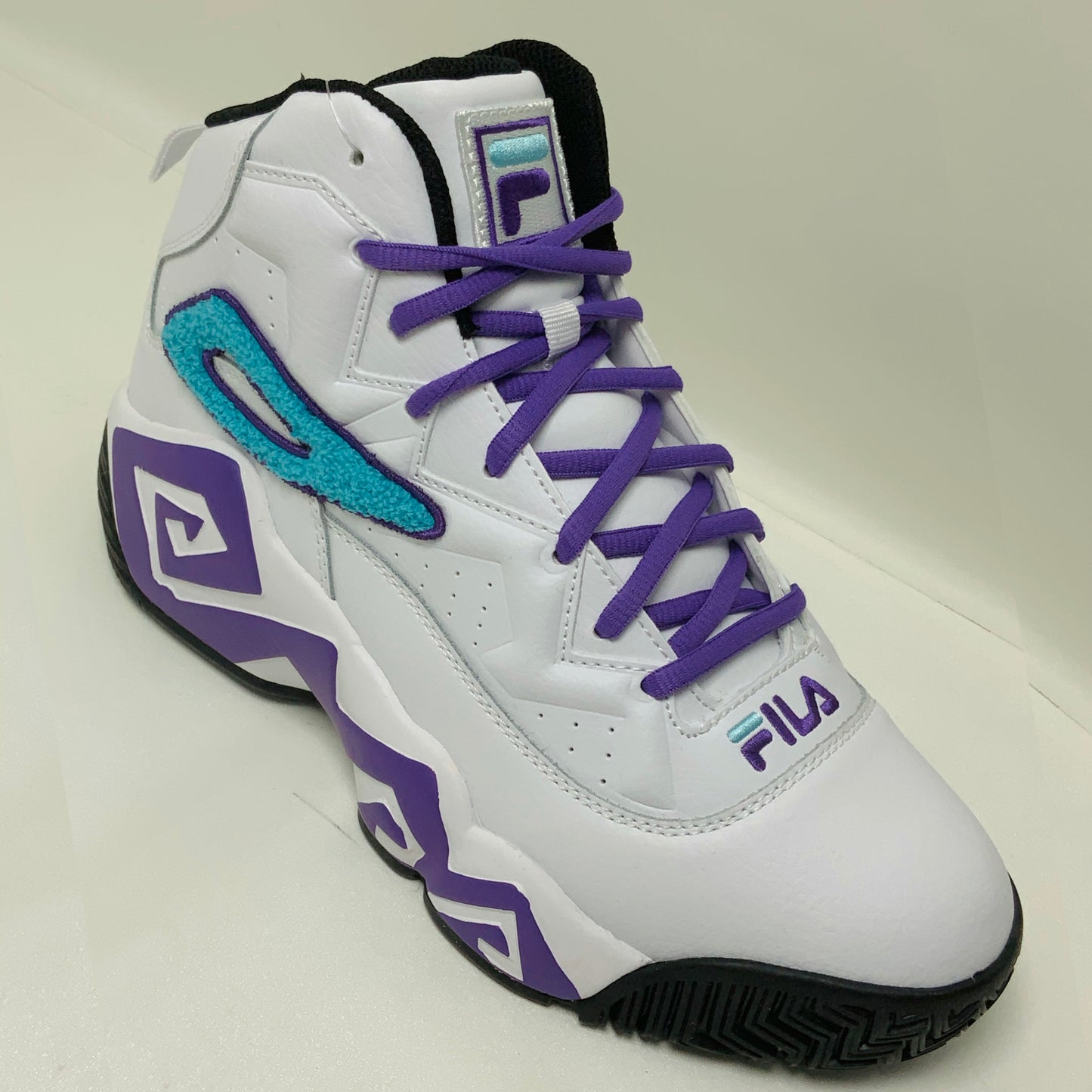 Men’s Fila MB Chenille White | Purple | Turquoise Sneakers NWT