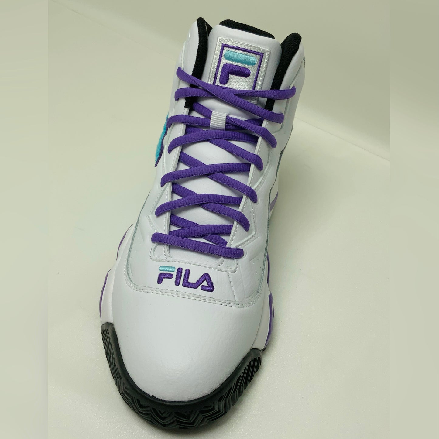 Men’s Fila MB Chenille White | Purple | Turquoise Sneakers NWT