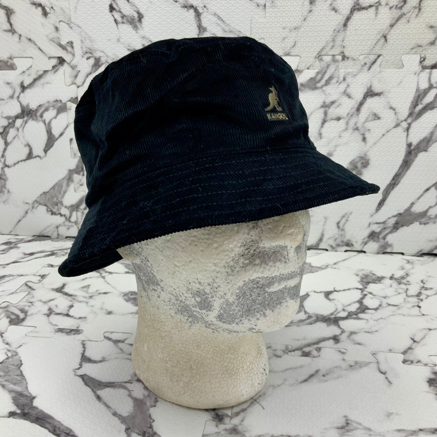 Men's Kangol Black Corduroy Lahinch Casual Bucket Hats NWT