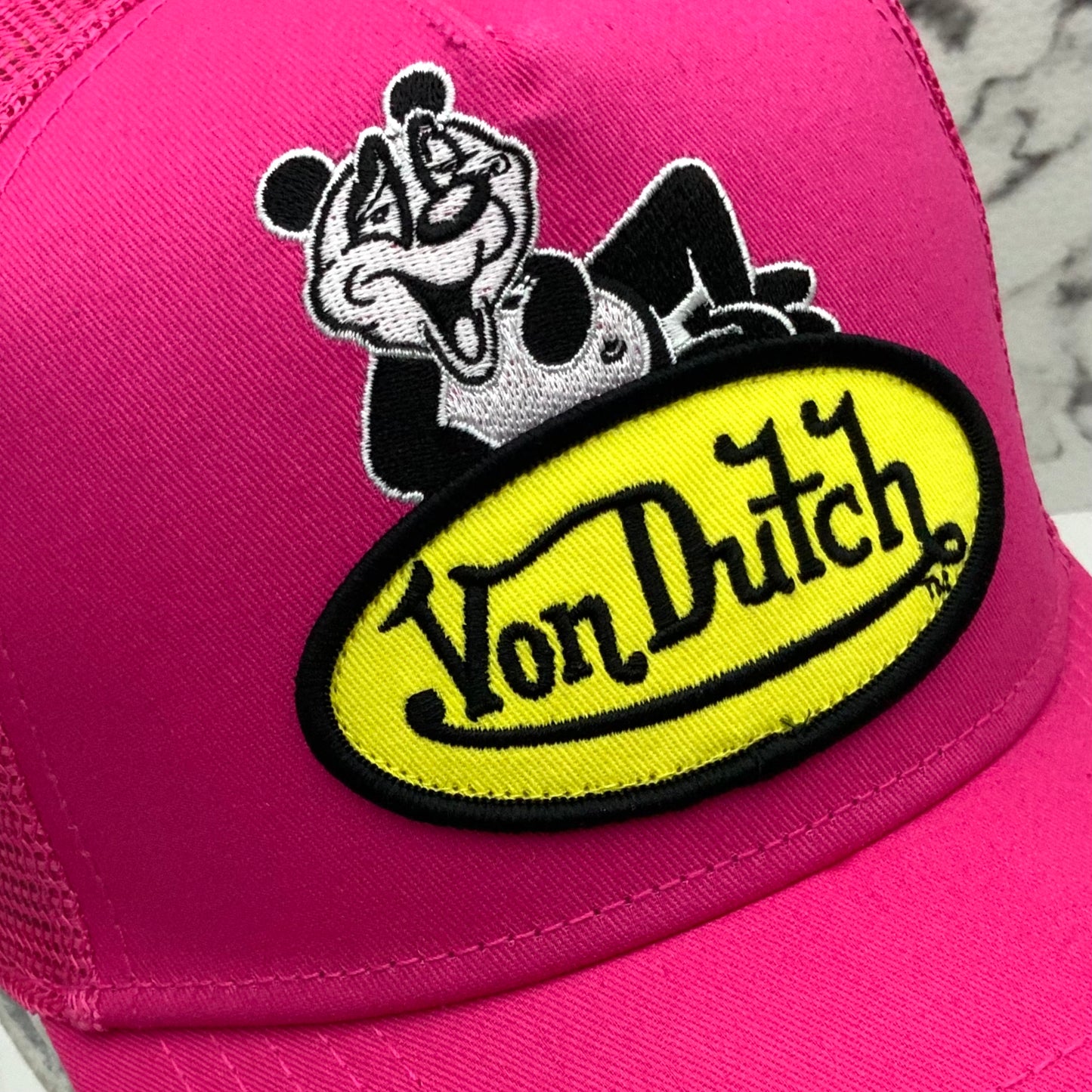 VonDutch Hot Pink | Black | Yellow Bestseller Trucker Hat NWT