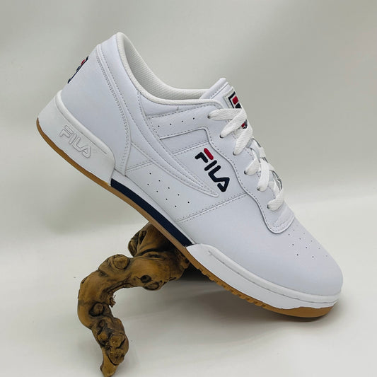 Men's Fila Original Fitness White | Navy Gum Sneakers NWT