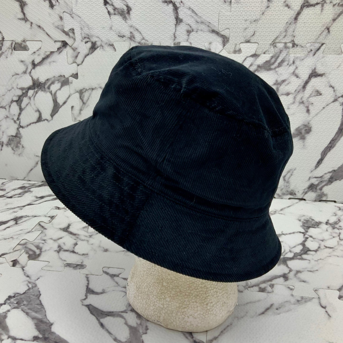 Men's Kangol Black Corduroy Lahinch Casual Bucket Hats NWT