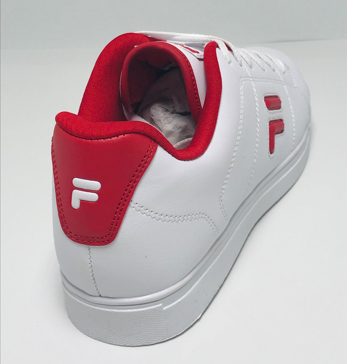 Men's Fila Charleston White | Red Fashion Sneakers NWT