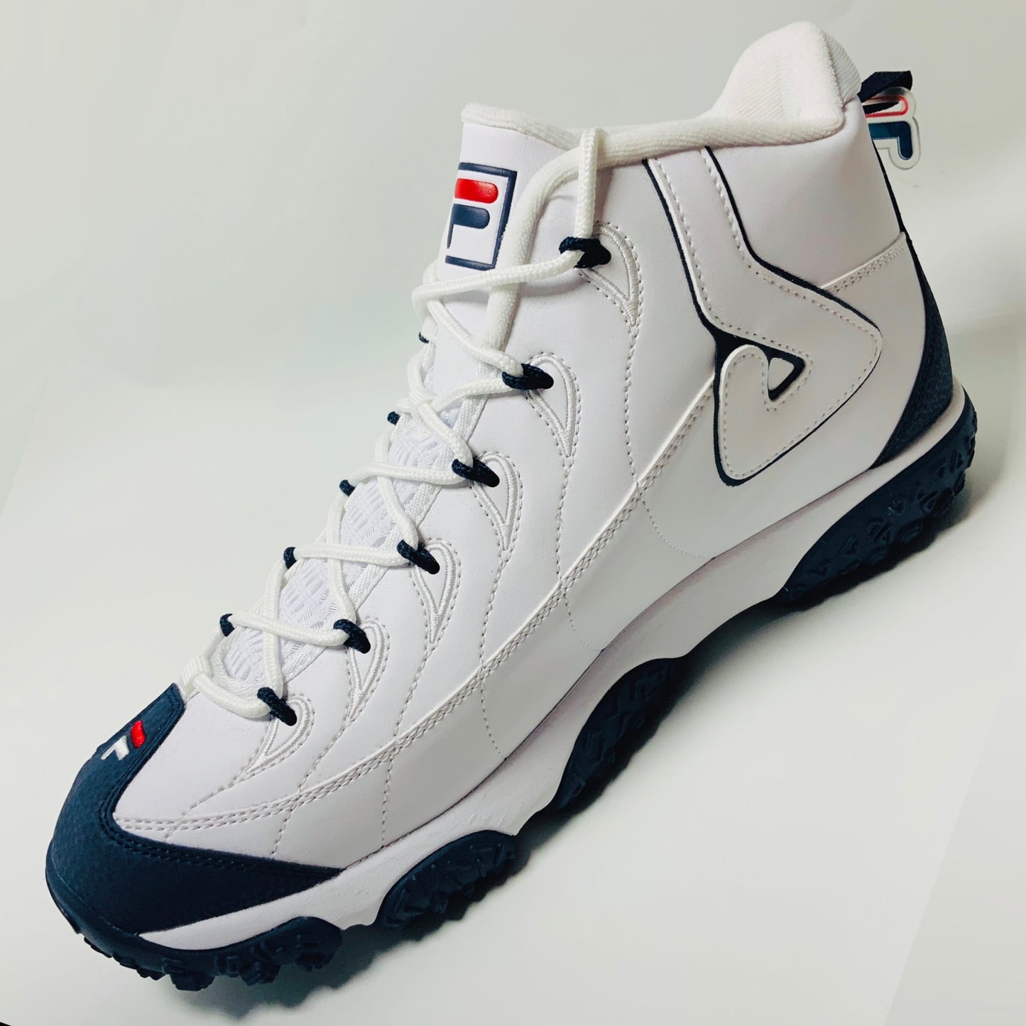 Men's Fila Snake Dancer White | Navy Sneakers NWT