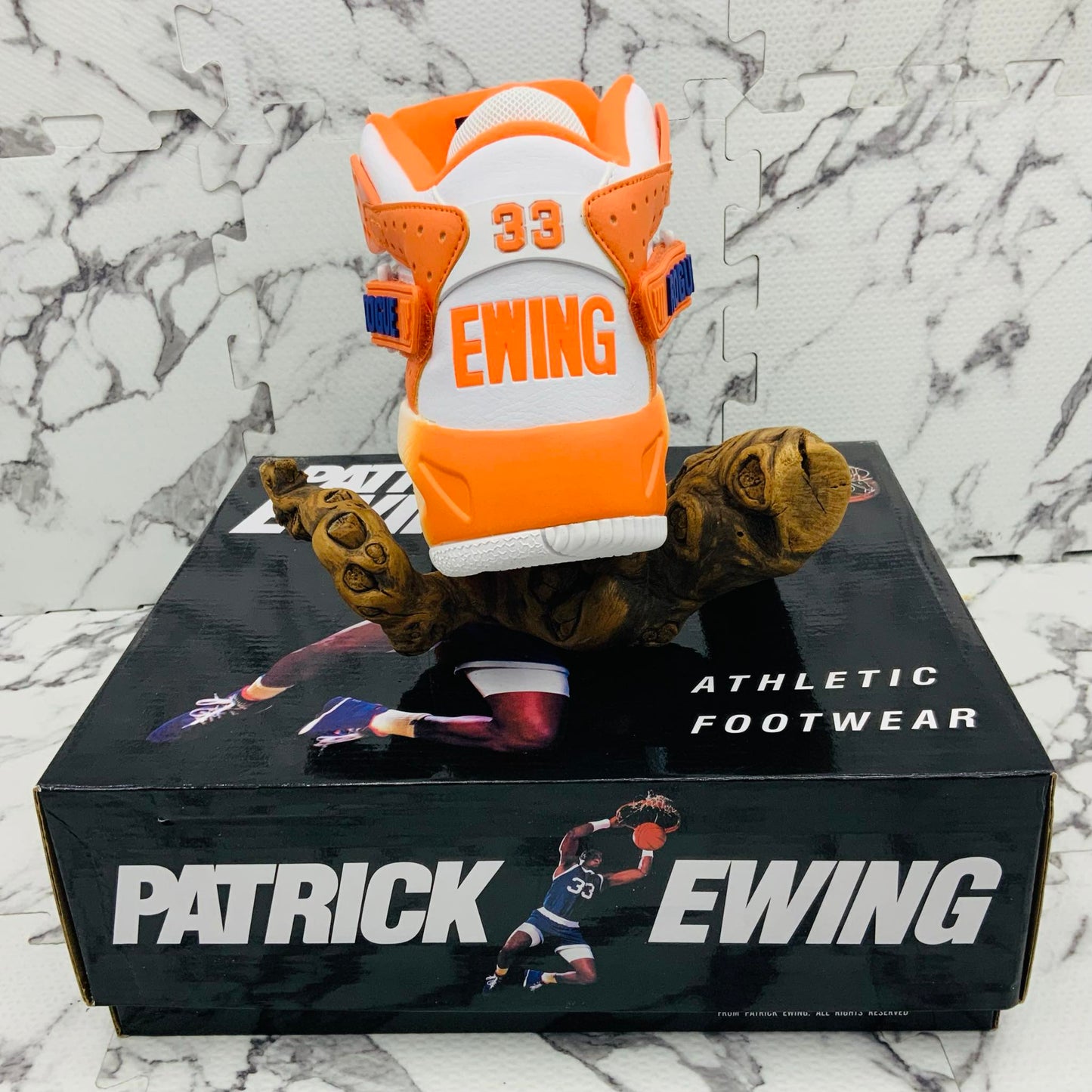 Men’s PATRICK EWING ROGUE White | Blue | Orange Sneakers NWT