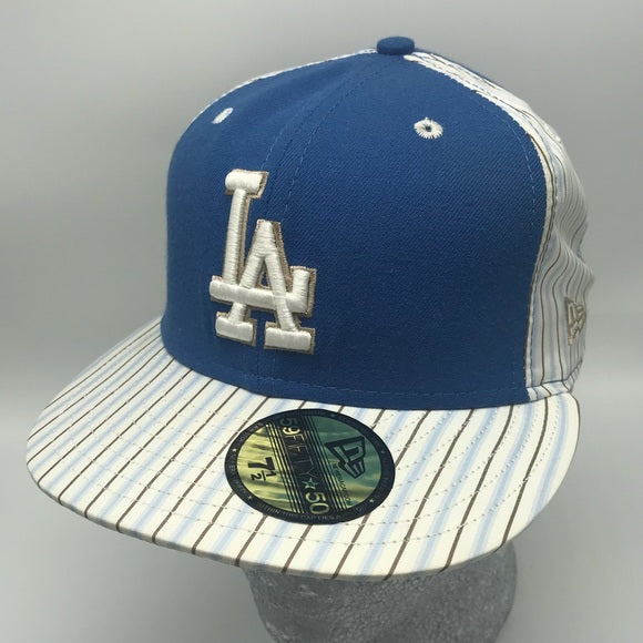 Men's New Era Cap Blue | White Pinstripes LA Dodgers 59FIFTY LIMITED EDITION NWT