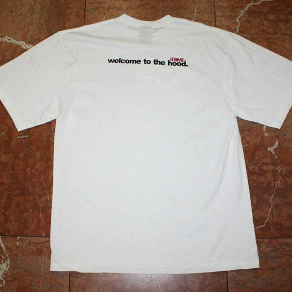 Men's Arme The HK9 White Crewneck Fashion Tee Shirt NWT