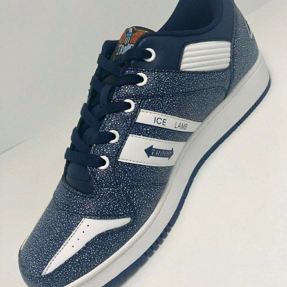 Men's Troop Ice Lamb Navy | White Low-Top Sneakers NWT