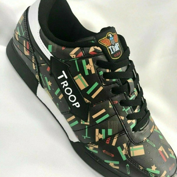 Men's Troop Crown Black World Cup 2018 Low-Top Sneakers NWT