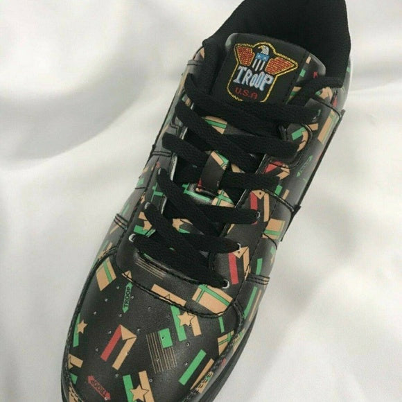 Men's Troop Crown Black World Cup 2018 Low-Top Sneakers NWT