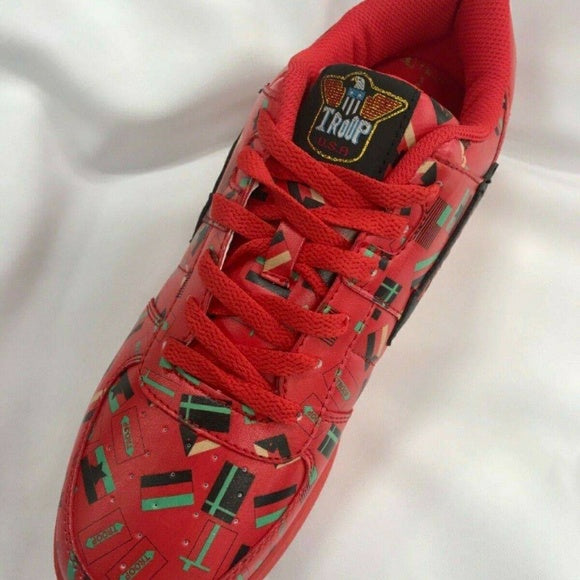 Men's Troop Crown Red World Cup 2018 Low-Top Sneakers NWT