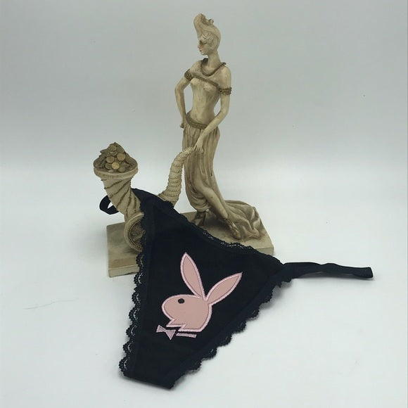 Women’s Playboy Black Suede Set NWT