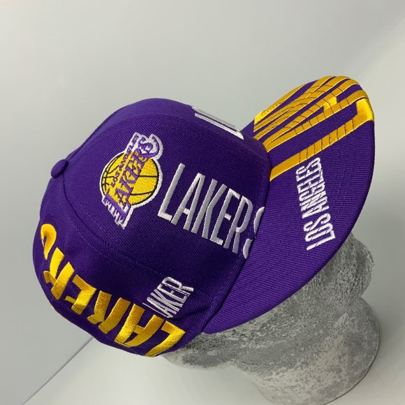 Men's New Era Cap Purple | Yellow | White LA 59FIFTY NBA Limited Edition NWT