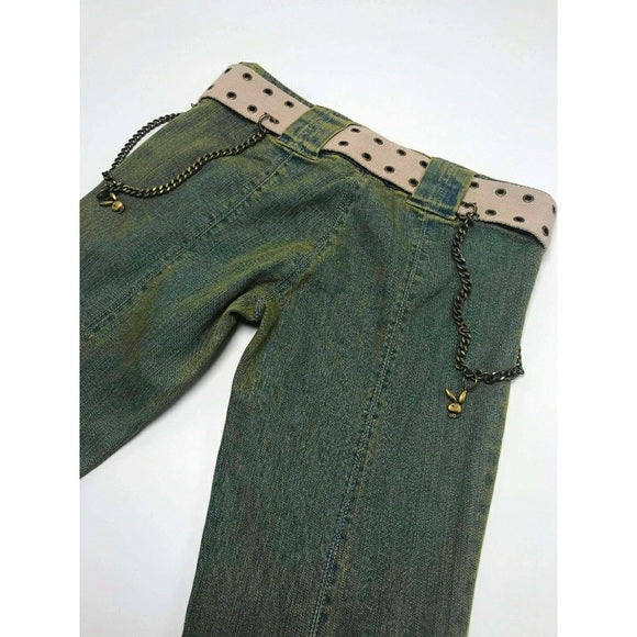 Women’s Playboy Green | Vintage Capri Pants NWT