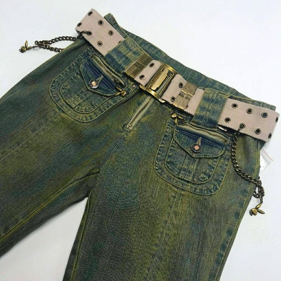 Women’s Playboy Green | Vintage Capri Pants NWT