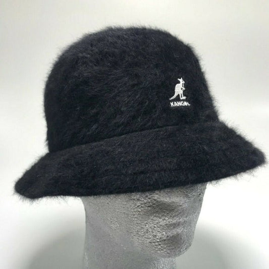 Men's Kangol Black Furgora Casual Bucket Hats NWT