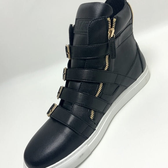 Men's J75 By Jump Black High Top Fashion Sneakers NWT