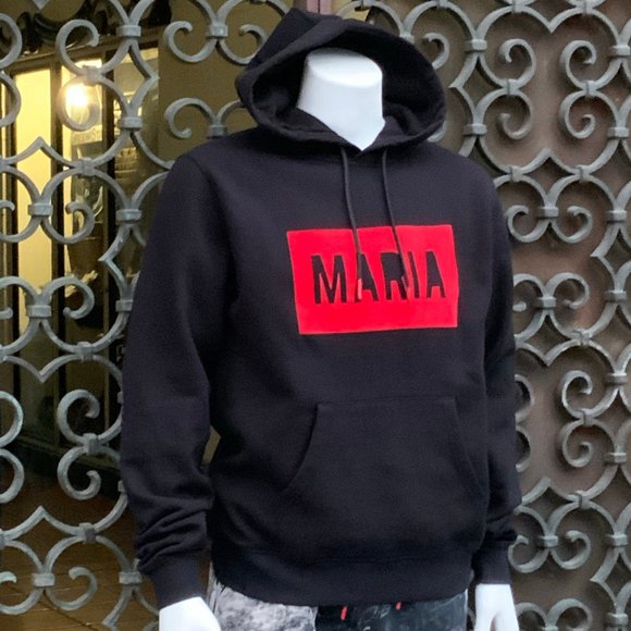 Men’s Maria By Fifty Black | Red Hoodie NWT
