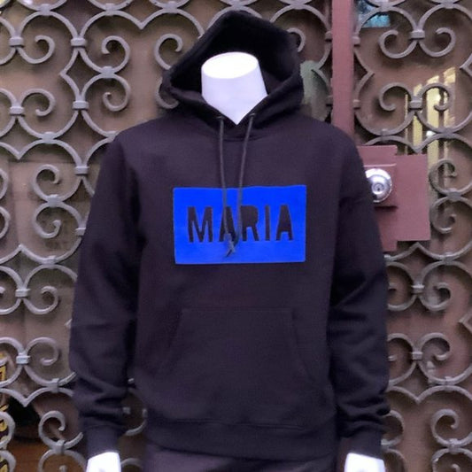 Men’s Maria By Fifty Black | Blue Hoodie NWT