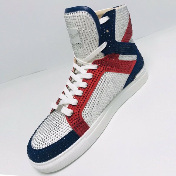 Men's J75 By Jump Spezia High White | Navy | Red NWT