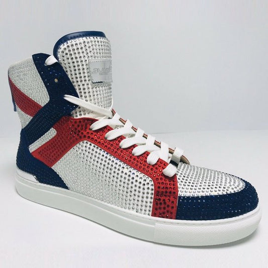 Men's J75 By Jump Spezia High White | Navy | Red NWT