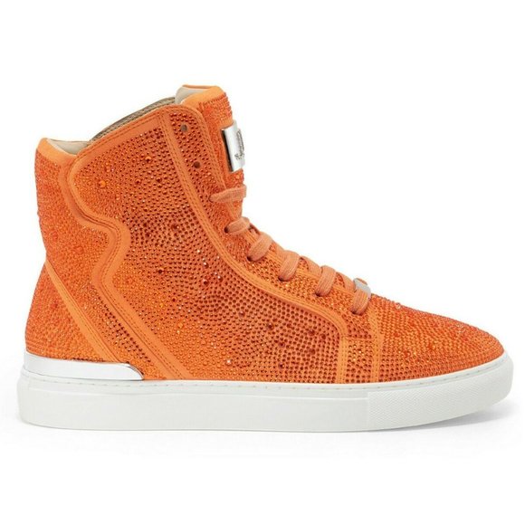 Men's J75 By Jump Sestos Orange High Top Fashion Sneakers NWT