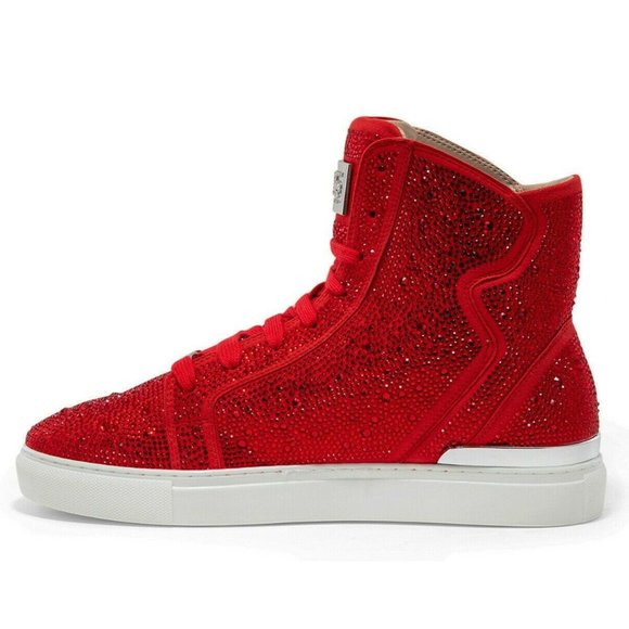 Men's J75 By Jump Sestos Red All Over Jewel Fashion Sneakers NWT