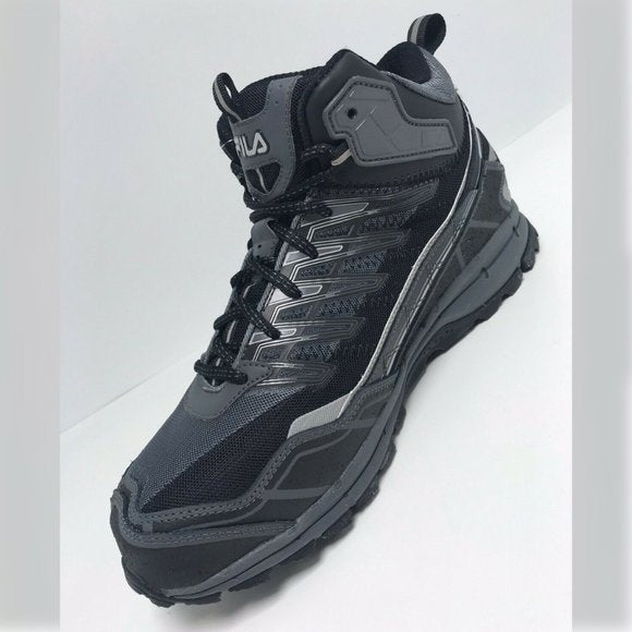 Men's Fila Hail Storm 3 Mid Grey | Black Fashion Boots NWT