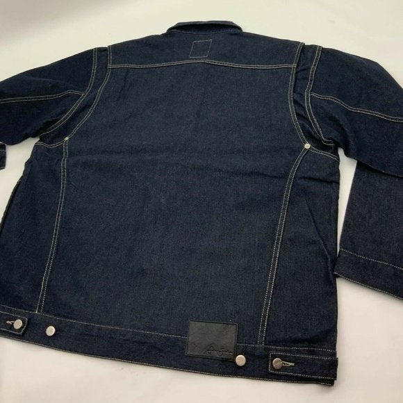 Men's Sean John Dark Blue Casual Denim Jacket NWT