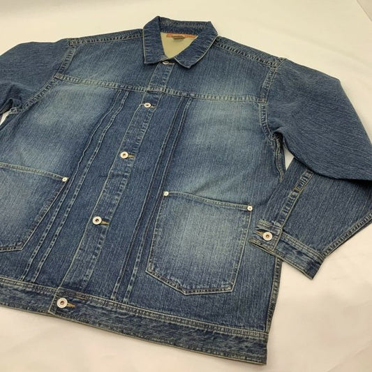 Men's Sean John Mid Blue Denim Jacket NWT