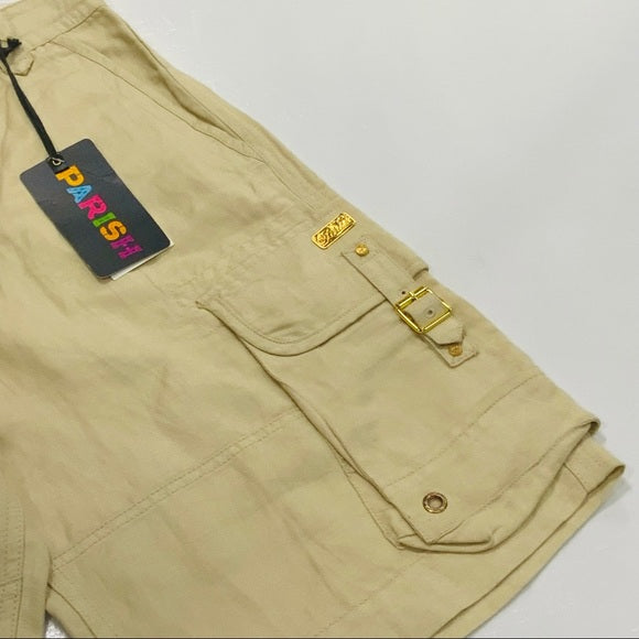 Men's Parish Light Khaki Casual Cargo Shorts NWT