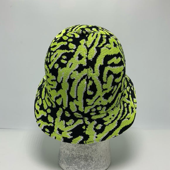 Men's Kangol Carnival Black | Lime Green | White Casual Bucket Hats NWT